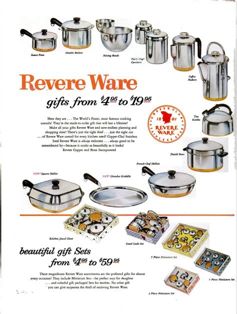 The Revere Ware Era Revere Ware Parts