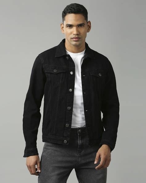 Total Imagen Black Denim Jacket Outfit Abzlocal Mx