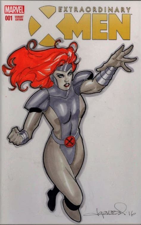 Jean Grey By Aaron Lopresti Comic Art Comic Art Sketches Art Gallery