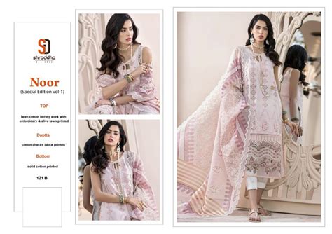 Shraddha Designer Noor Vol Lawn Cotton With Heavy Embroidery Work