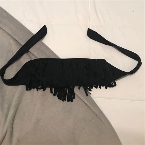 Xhilaration Swim Fringe Strapless Bikini Top Poshmark