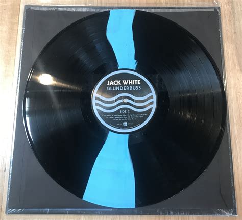 Jack White Blunderbuss Limited Blue Lightning Bolt Edition Vinyl Lp For