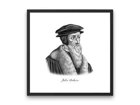 John Calvin Portrait Print Missional Wear