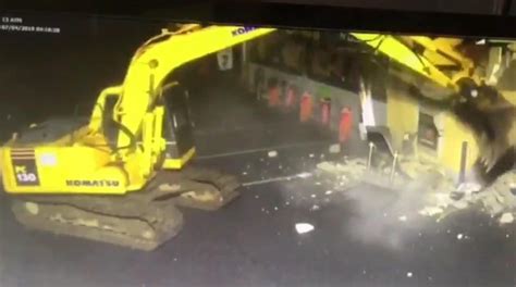 Crooks Use Digger To Steal Atms In Northern Ireland As Atm Physical