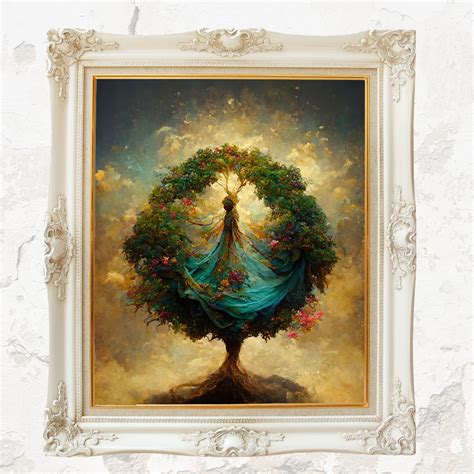 Female Tree Of Life Woman Tree Of Life Mother Nature Digital Download