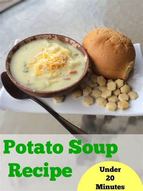 3 Ingredient Easy Potato Soup Recipe A Moms Take