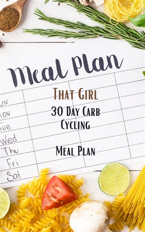 Beginner 12 Week Carb Cycling Meal Plan Pdf Taren Beaver