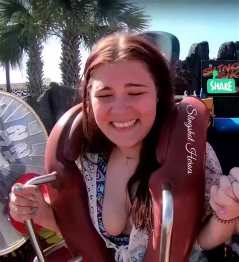 Your Eyes Locked In Girls Passing Out Funny Slingshot Ride