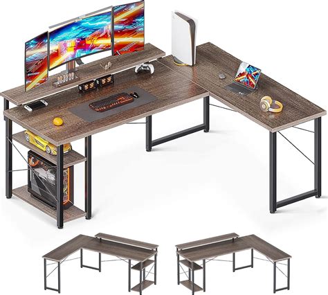 Amazon Odk L Shaped Gaming Desk Corner Computer Desk With