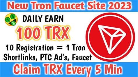 New Tron Faucet Site Faucet Trx Tron Faucet Site Claim Trx