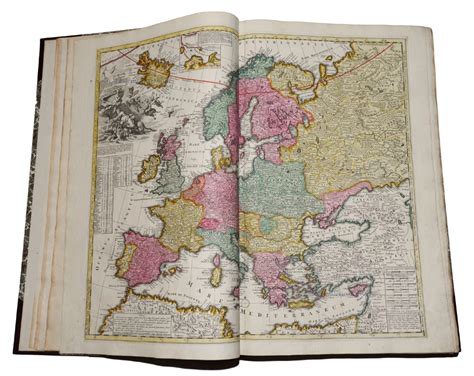 Atlas By F De Wit Covens Mortier C 1730 Sanderus Antique Maps