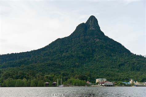 Santubong Mountain Picture Kuching Wetlands National Park Sarawak