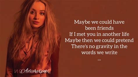 Sabrina Carpenter Skin Lyrics Youtube