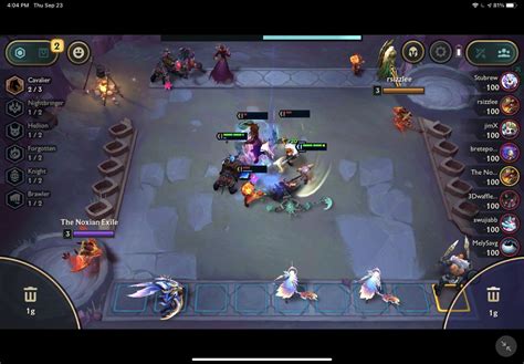 TFT mobile app has a HUGE overlap between the 9th bench slot and the ...