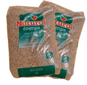 Granulés de bois Natural Énergie 72 sacs de 15 Kg Lassaruque Bois