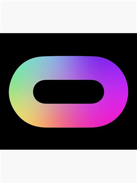 Rainbow Holographic Oculus Vr Logo Throw Blanket For Sale By Panda