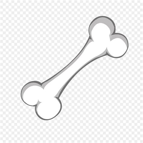 Clipart Of A Cartoon Bone