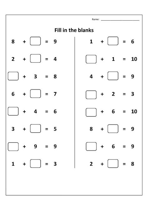 Math Worksheets for 1st Grade | Activity Shelter