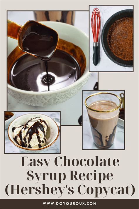 Easy Chocolate Syrup Recipe Hersheys Copycat