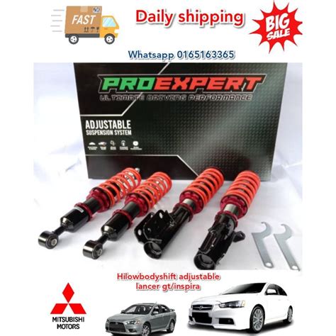 Mitsubishi Lancer Gt Proton Inspira Adjustable Absorber Hilowsofthard