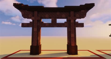 10 Easy Japanese Torii Gate Designs Minecraft Map