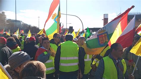 Casi Ganaderos Y Agricultores C Ntabros Se Manifiestan En Madrid