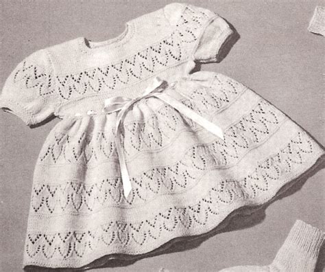 Baby dress patterns-Knitting Gallery