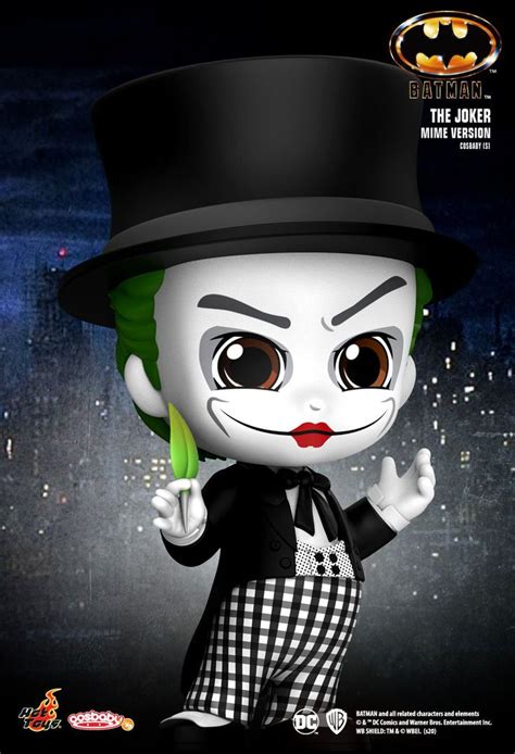 Hot Toys Batman The Joker Mime Version Cosbaby S Bobble Head Hot Toys Batman Joker