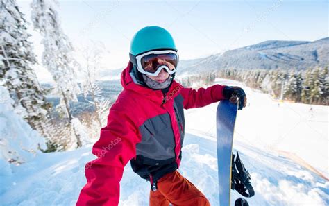 Snowboarder taking a selfie — Stock Photo © anatoliy_gleb #167548712