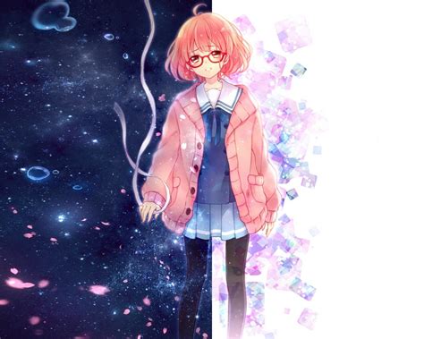 Kyoukai No Kanata Kuriyama Mirai Pink Hair Anime Girls Wallpapers Hd