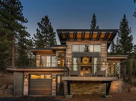 89 Best Modern Rustic Elevations Images On Pinterest Home Ideas Log