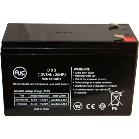 Ajc® Power Patrol Sla1079 Sla 1079 12v 8ah Sealed Lead Acid Battery