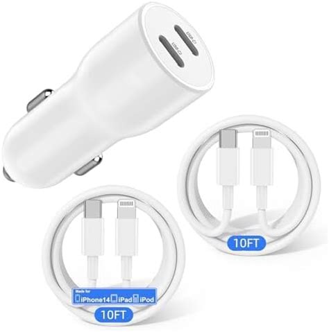 Amazon Syncwire Iphone Car Charger Upgrade Apple Mfi Certified