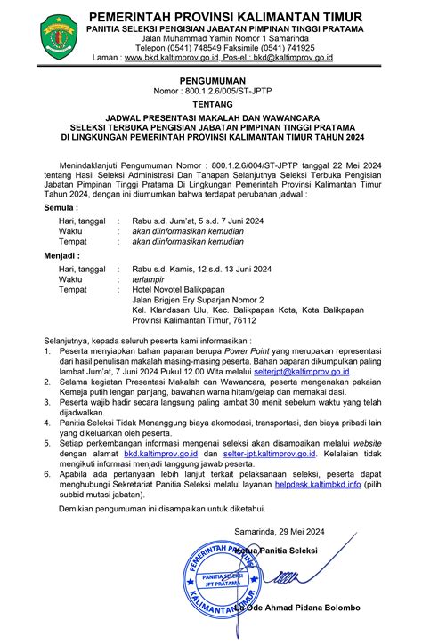 Silahkan Klik Gambar Untuk Mengunduh Pengumuman