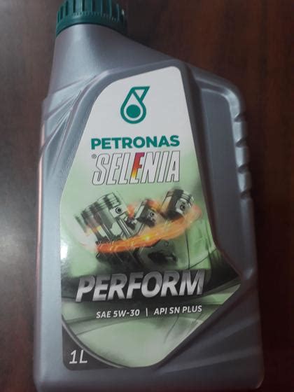 Oleo De Motor 5w30 Petronas Selenia Perform Api Sn Sintético 1LT