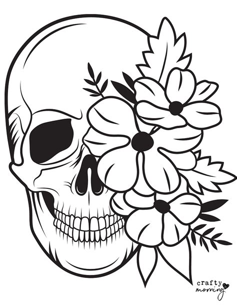 Skull And Skeleton Printables