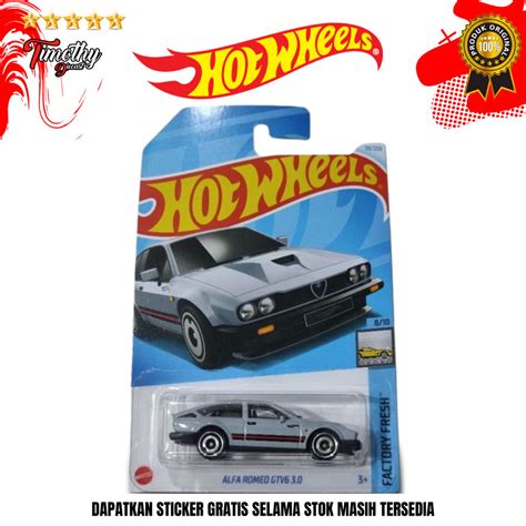 Jual Hot Wheels Alfa Romeo GTV Abu Shopee Indonesia
