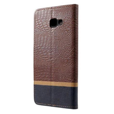 Чехол UniCase Croco Wallet для Samsung Galaxy J4 J415 Coffee