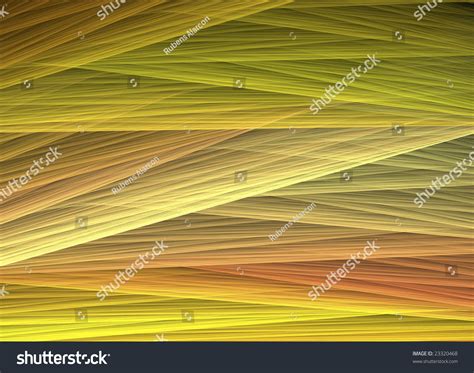 Interwoven Threads With Yellow Gold And Light Green Tones Stock Photo