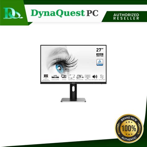 Msi Pro Mp Qp Ips Hz X Wqhd Adaptivesync Monitor