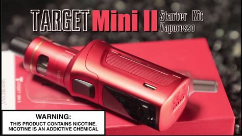 Target Mini Ii By Vaporesso Vape Kit Review Youtube