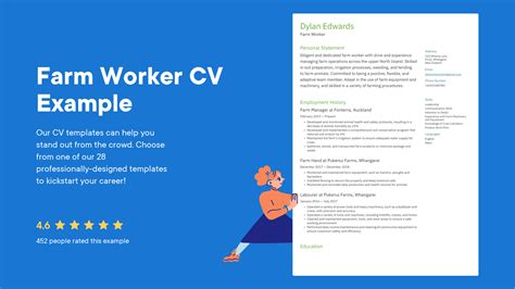 Farm Worker CV Example Template For New Zealand 2025 CVapp Nz