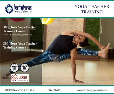 Best Ryt 200 Hours Yoga Teacher Training Krishna Yoga Shala