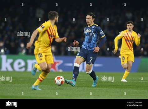 Ssc Napoli S Macedonian Midfielder Eljif Elmas Controls The Ball During