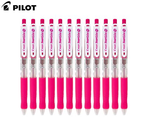 Pilot SnapClick Ballpoint Pen 12 Pack Pink Catch Co Nz