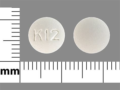 Pill Finder K 12 White Round