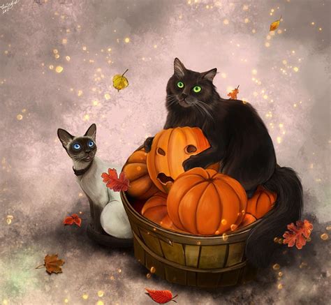 Adorable Halloween Kitties By Via Estelar On Deviantart