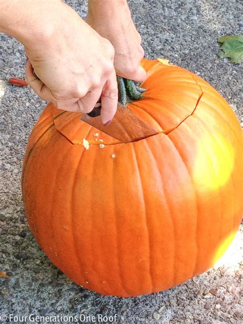 How To Make A Pumpkin Planter Four Generations One Roof Blog