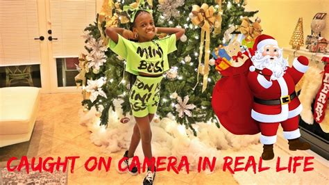 Vlogmas Day Santa Caught On Camera In Real Life Youtube