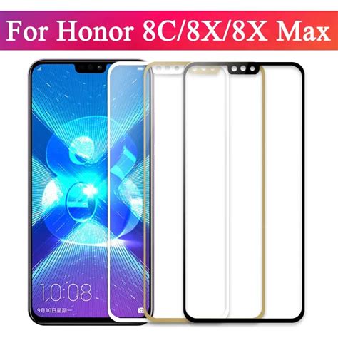 Protective Glass For Huawei 8x Max 8c Tremp Glasses On Honor X8 C8 8 X C 8xmax Protector De